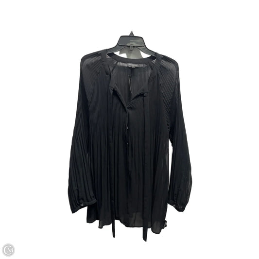 Top Long Sleeve By Lane Bryant In Black, Size: 22