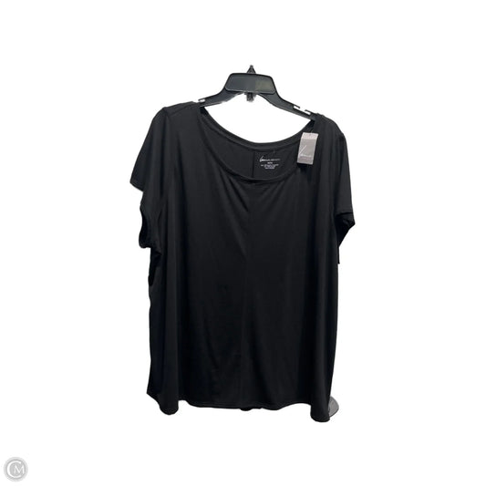 Top Short Sleeve By Lane Bryant In Black, Size: 22