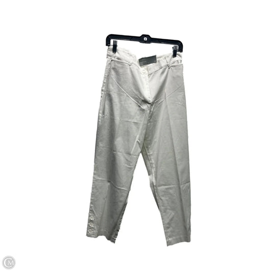 Pants Cropped By Talbots In White, Size: 10