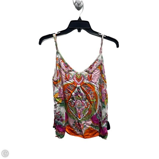 Top Sleeveless By Rachel Zoe In Orange & Pink, Size: M
