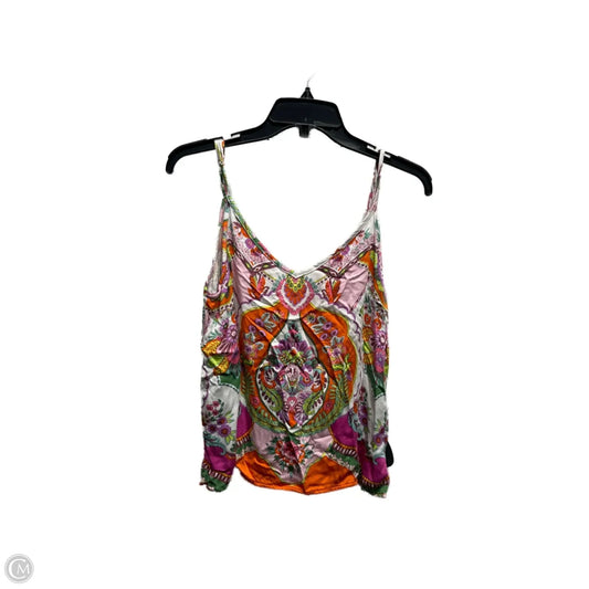 Top Sleeveless By Rachel Zoe In Orange & Pink, Size: M
