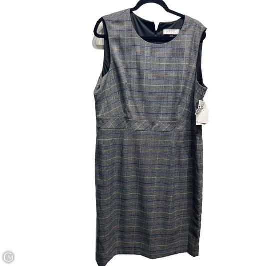 Dress Work By Kasper In Black & Blue, Size: 18