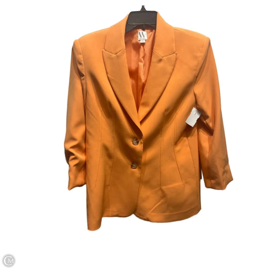 Blazer By Worthington In Orange, Size: 10
