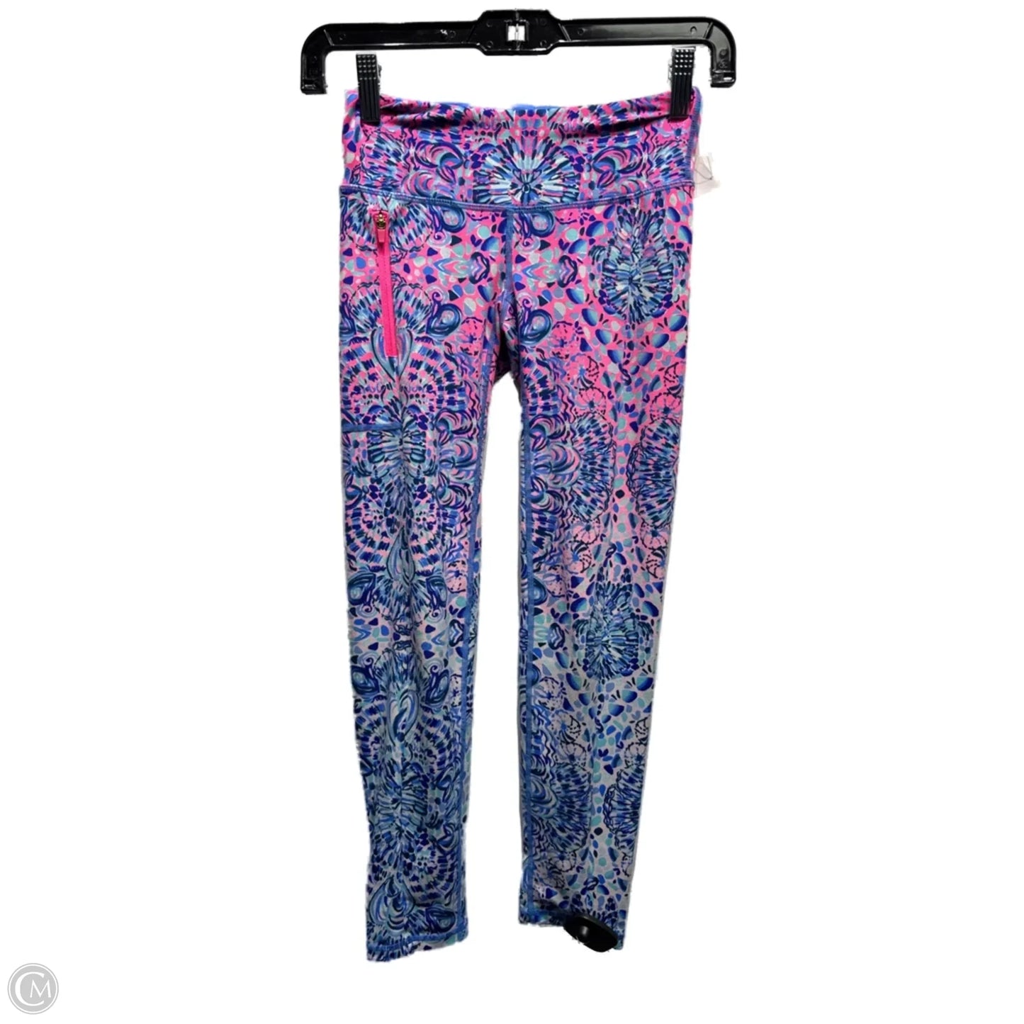 Pants Designer By Lilly Pulitzer In Blue & Pink, Size: Xxs
