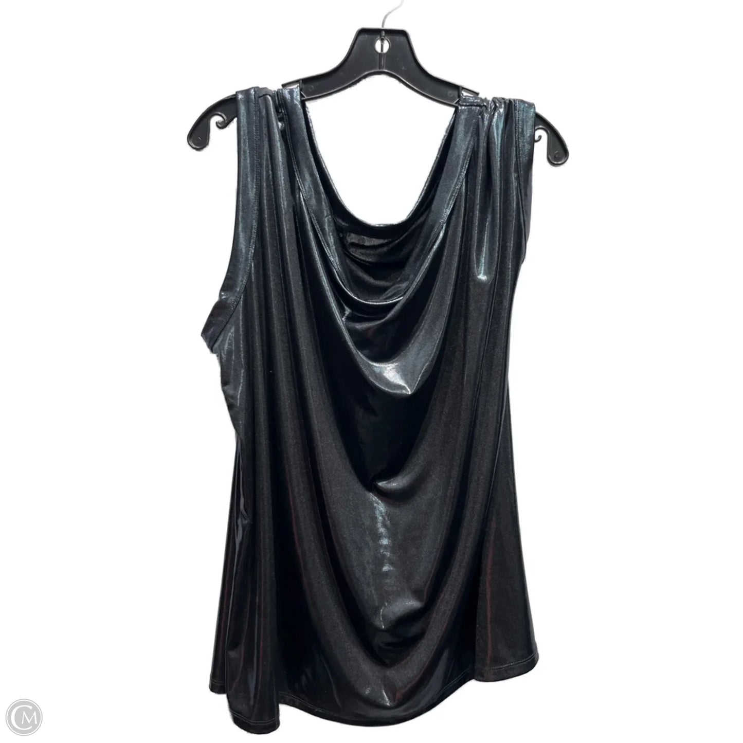 Top Short Sleeve By Torrid In Silver, Size: 2x