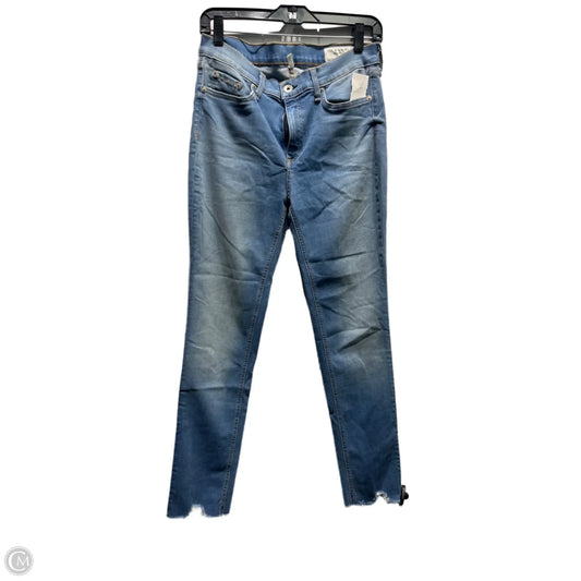 Jeans Skinny By Rag & Bones Jeans In Blue Denim, Size: 8