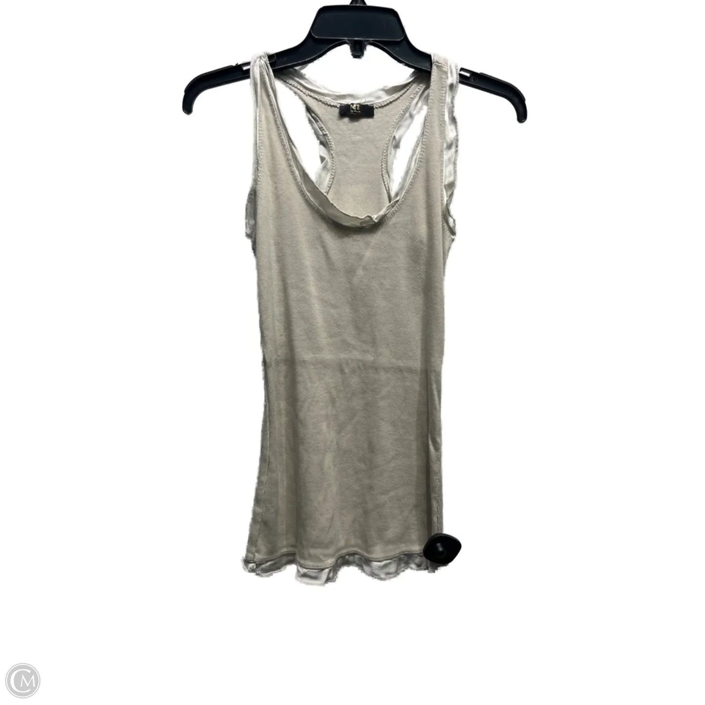 Top Sleeveless By MADE IN ITALY In Tan, Size: S