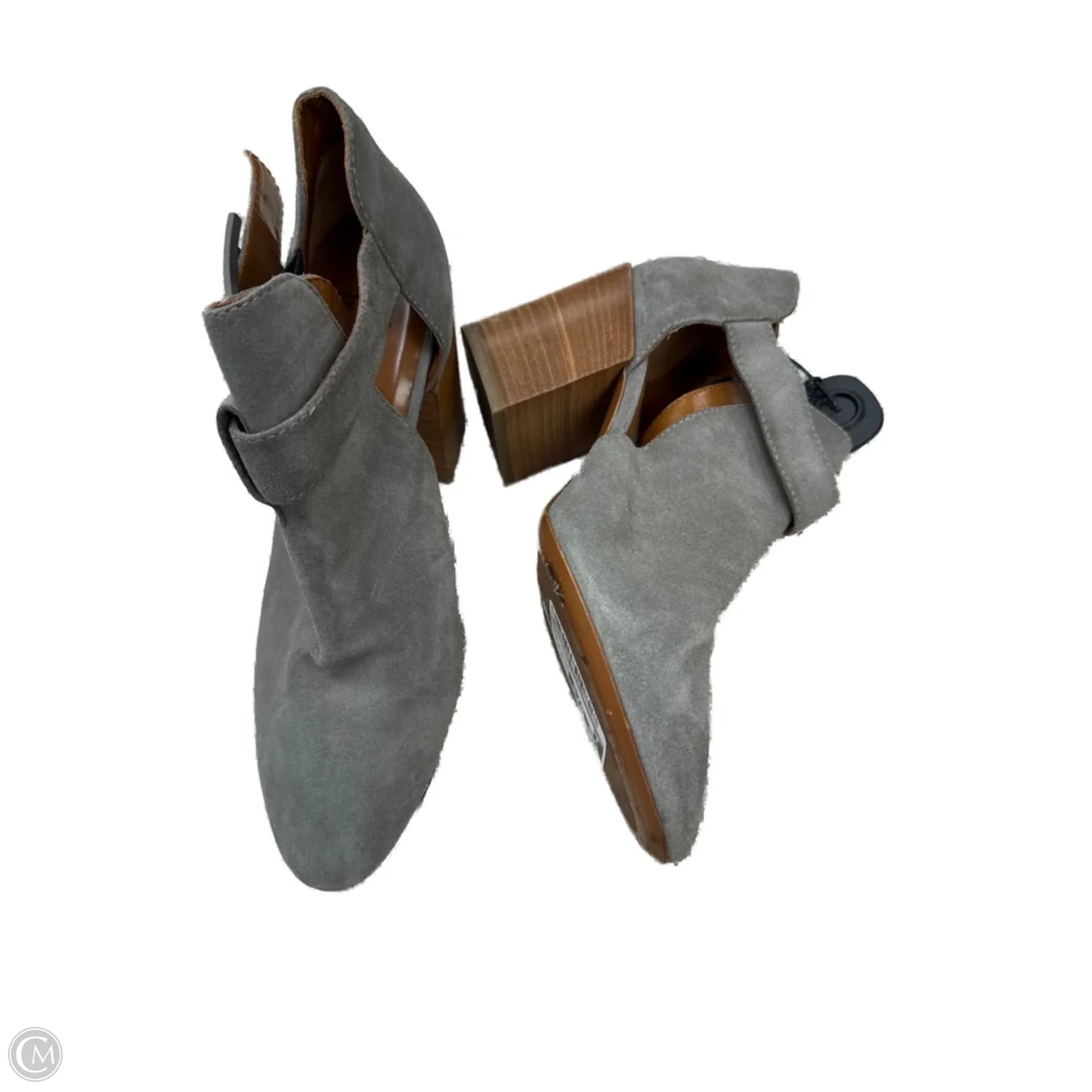 Boots Designer By Aquazzura In Grey, Size: 9.5