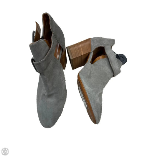Boots Designer By Aquazzura In Grey, Size: 9.5