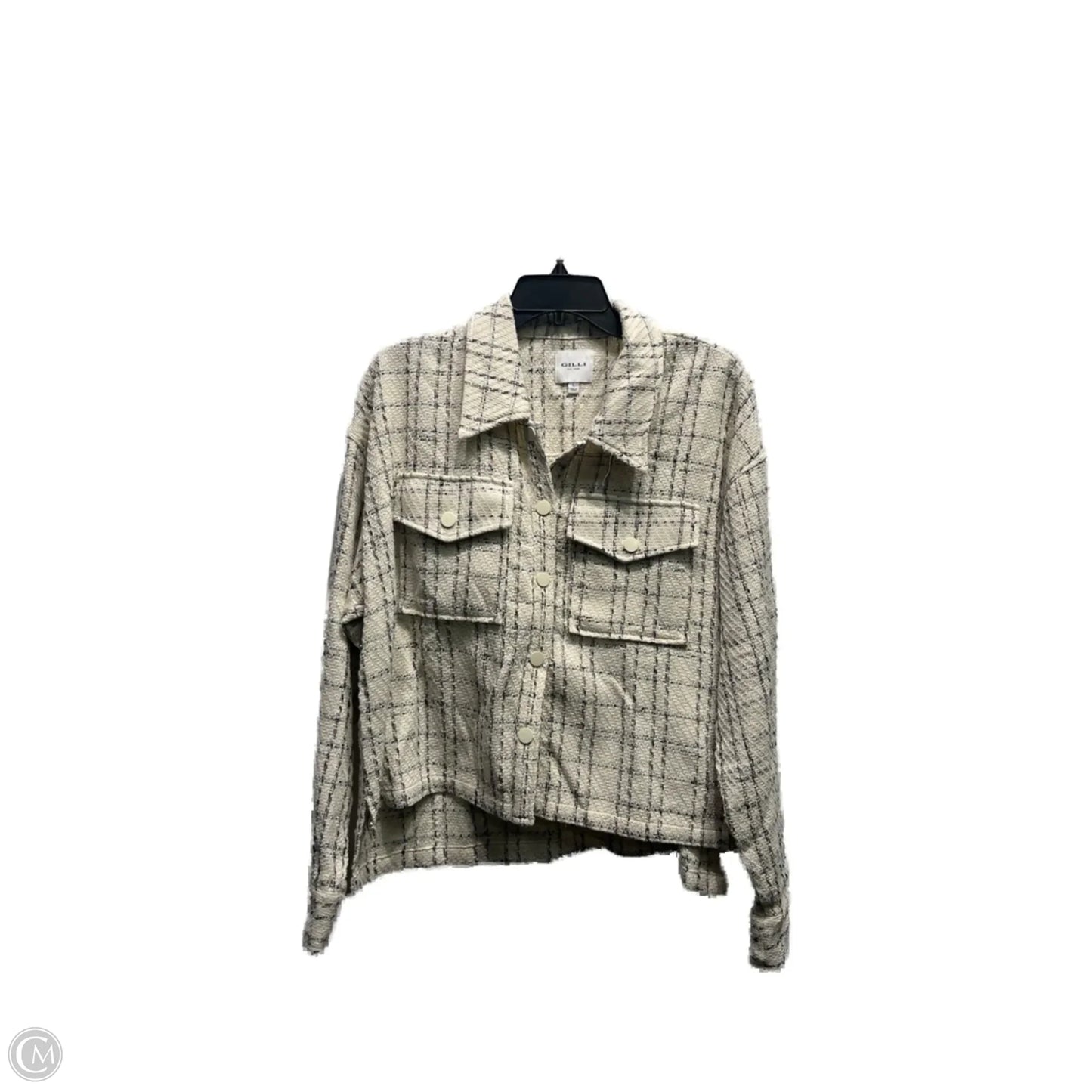 Jacket Other By Gilli In Black & White, Size: L