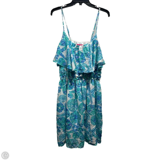 Dress Casual Short By Target-designer In Blue & White, Size: Xxl