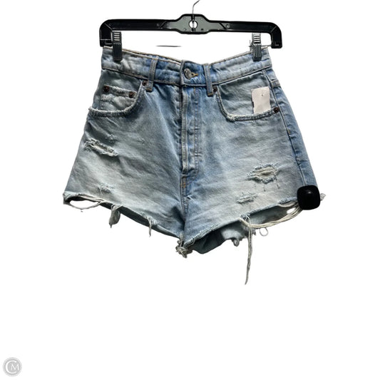 Shorts By Zara In Blue Denim, Size: 6