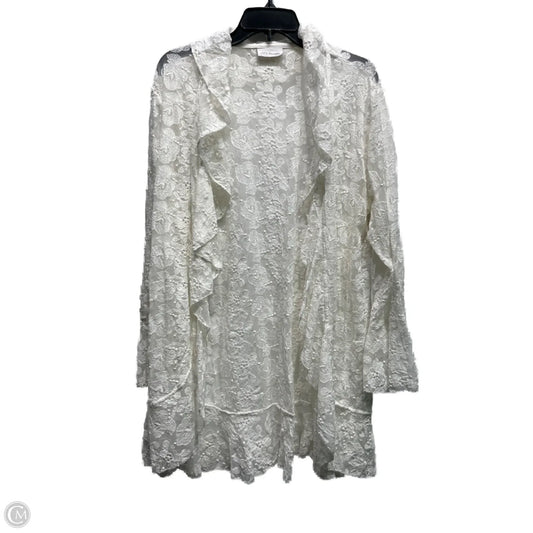 Cardigan Designer By Apl In Ivory, Size: L