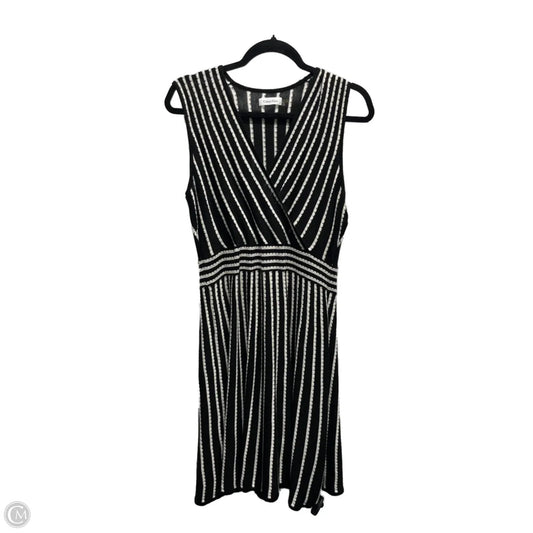 Dress Work By Calvin Klein In Black & White, Size: L