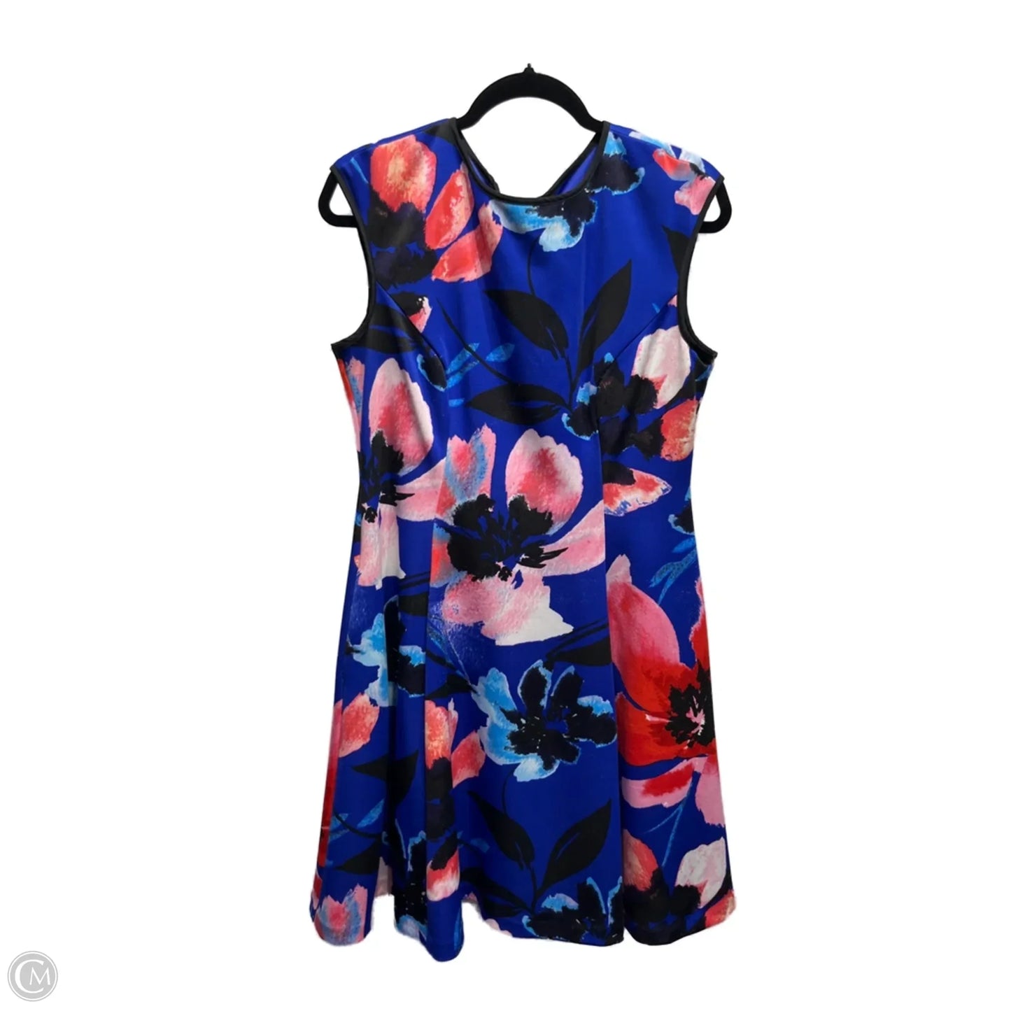 Dress Work By Vince Camuto In Blue & Red, Size: 12