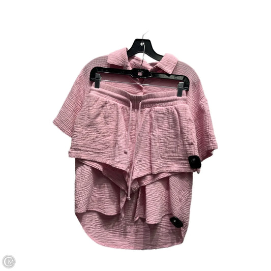 Shorts Set By Z Supply In Pink, Size: S