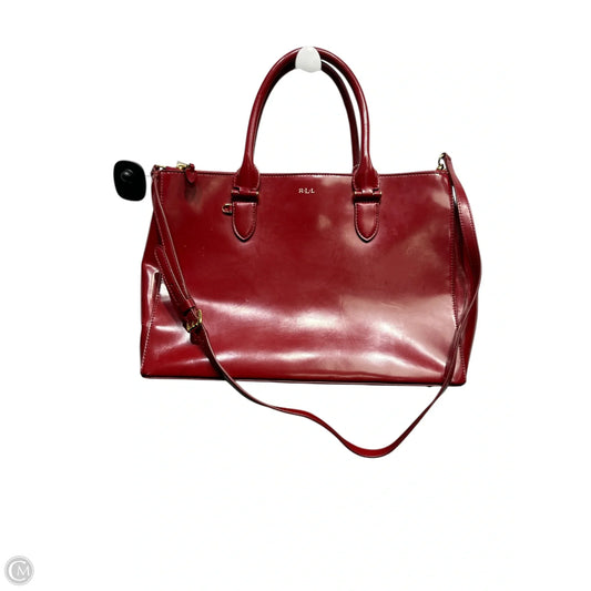 Handbag By Ralph Lauren, Size: Large