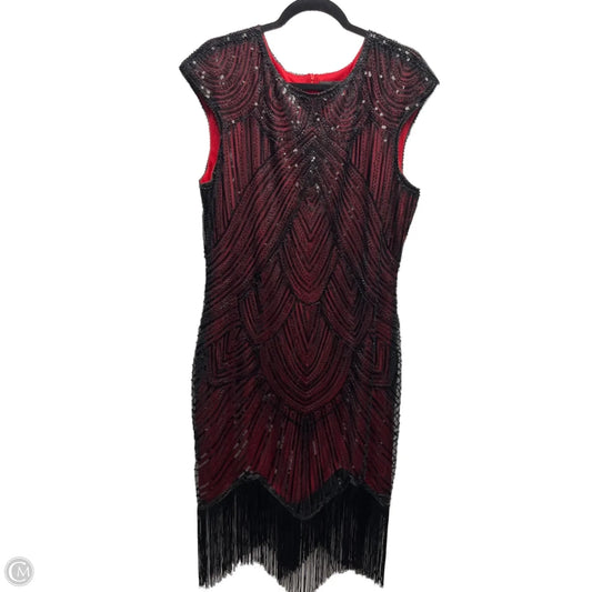 Dress Party Short By fundaisy In Black & Red, Size: Xxl