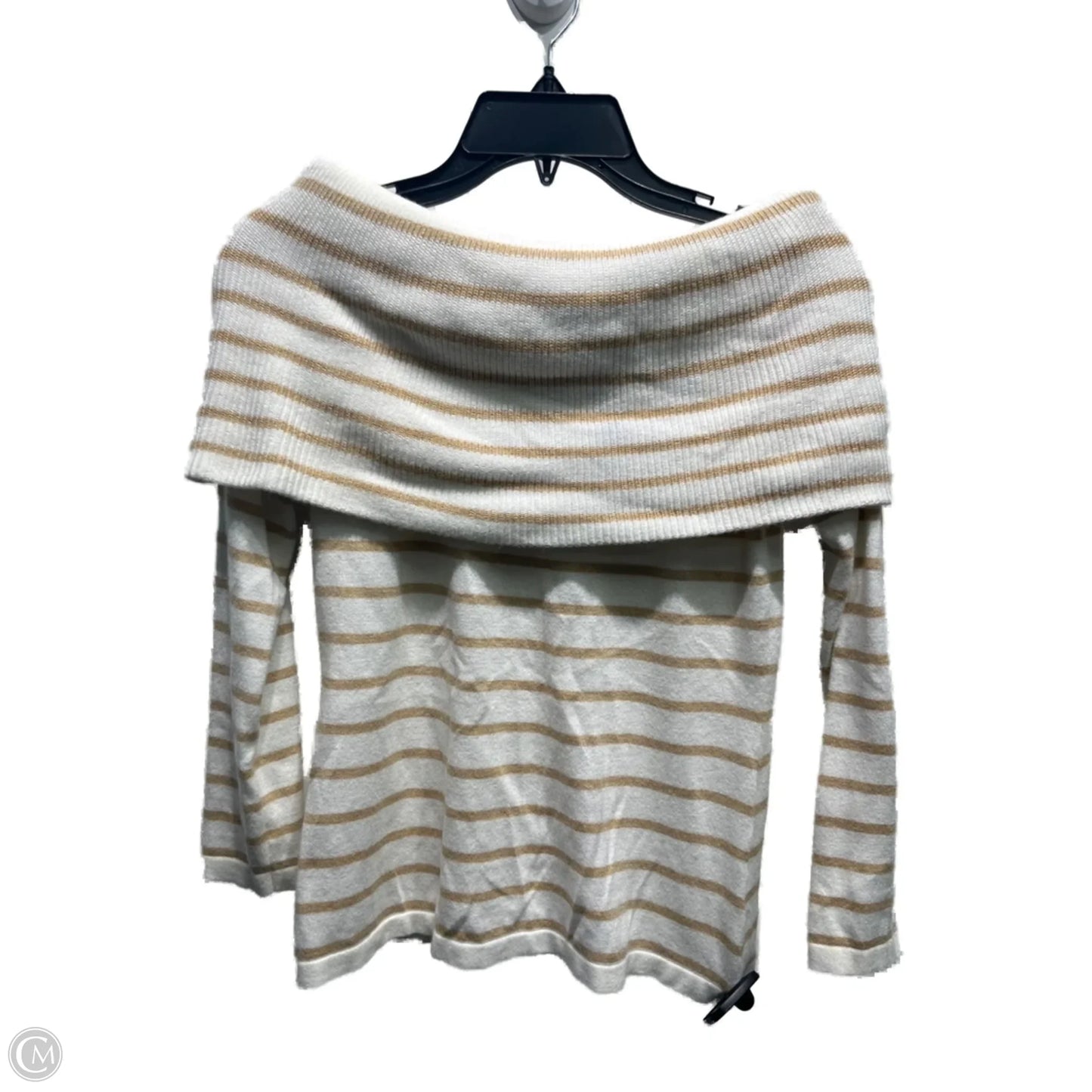 Sweater Designer By Lilly Pulitzer In Tan & White, Size: S