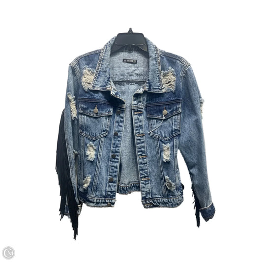 Jacket Denim By Shein In Blue Denim, Size: M