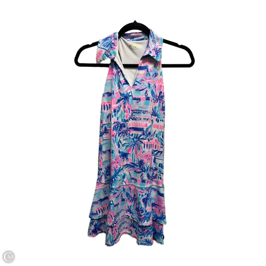 Dress Designer By Lilly Pulitzer In Blue & Pink, Size: Xs