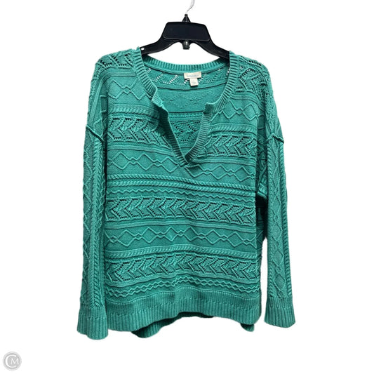 Sweater By Sundance In Green, Size: L