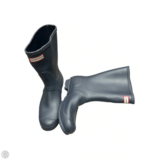 Boots Rain By Hunter In Navy, Size: 9