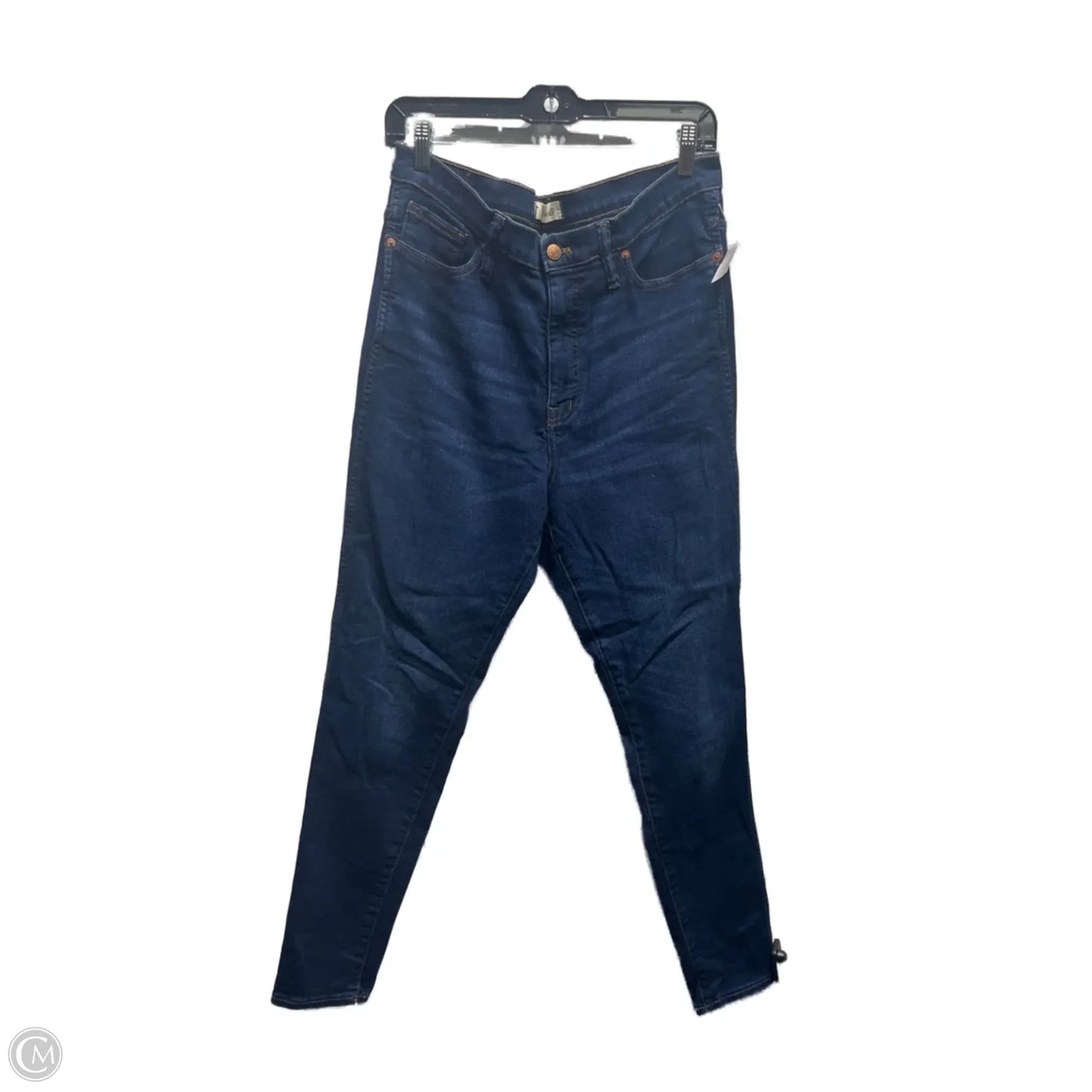 Jeans Skinny By Madewell In Blue Denim, Size: 12