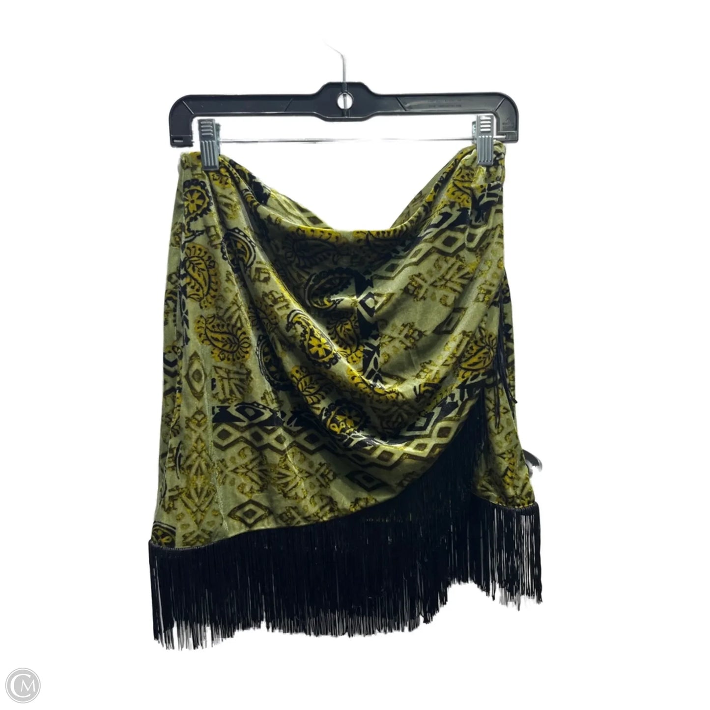 Skirt Mini & Short By Zara In Black & Green, Size: Xl