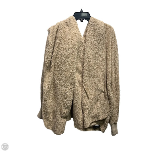 Sweater Cardigan By Hem & Thread In Tan, Size: Osfm
