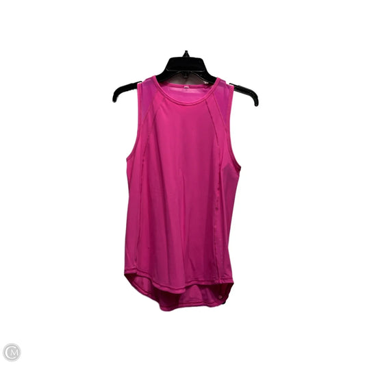 Athletic Tank Top By Lululemon In Pink, Size: S