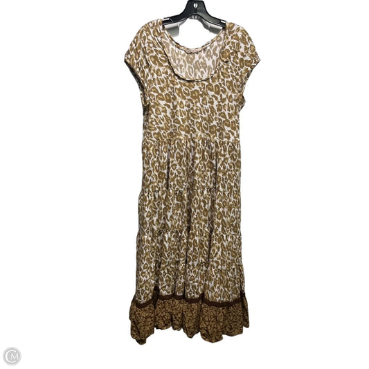 Dress Casual Maxi By Soft Surroundings In Animal Print, Size: L