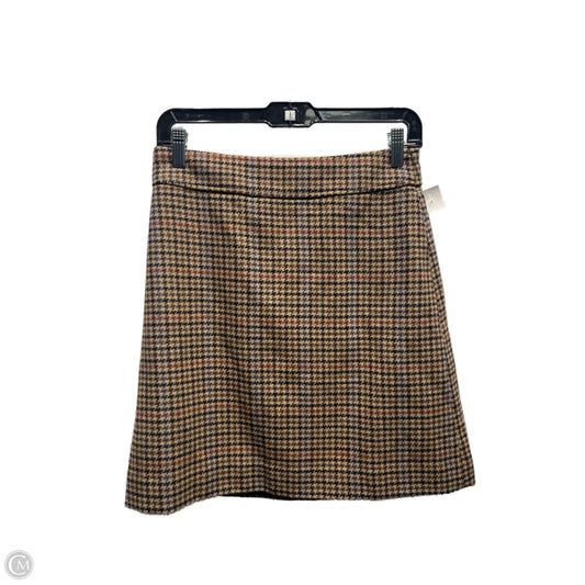Skirt Mini & Short By J. Crew In Brown & Cream, Size: 0
