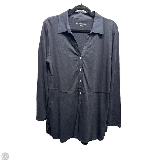 Top Long Sleeve By Soft Surroundings In Black, Size: M