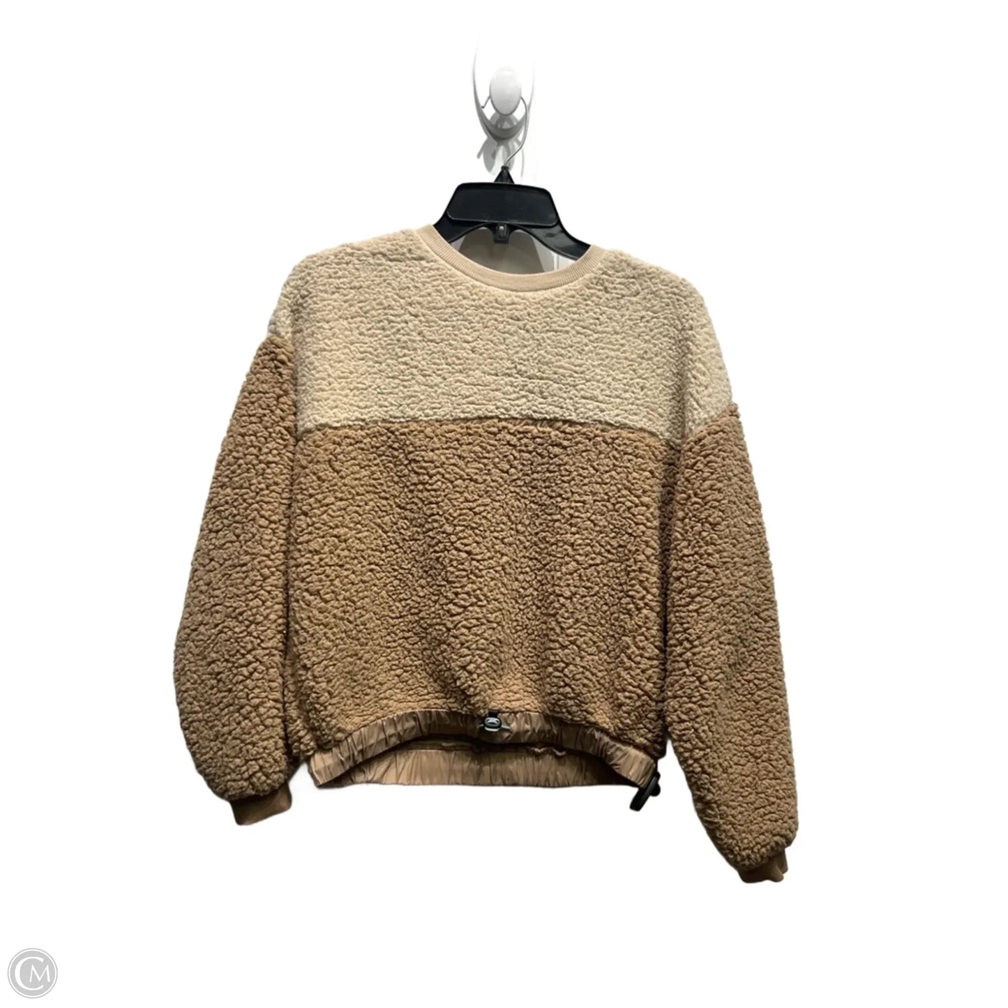 Sweatshirt Crewneck By H&m In Tan, Size: Xl