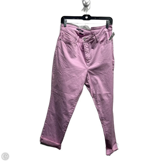 Jeans Cropped By Not Your Daughters Jeans In Purple, Size: 16