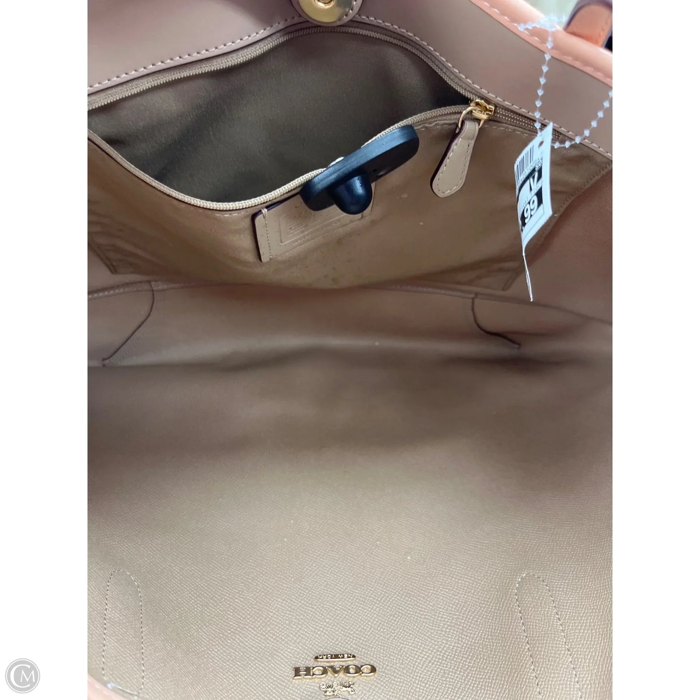 Handbag Designer By Coach, Size: Large
