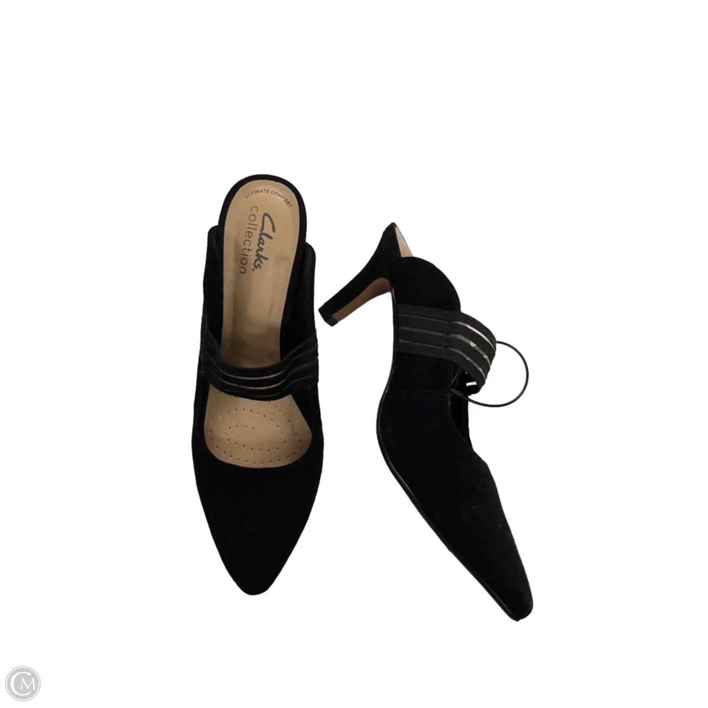 Shoes Heels Stiletto By Clarks In Black, Size: 8