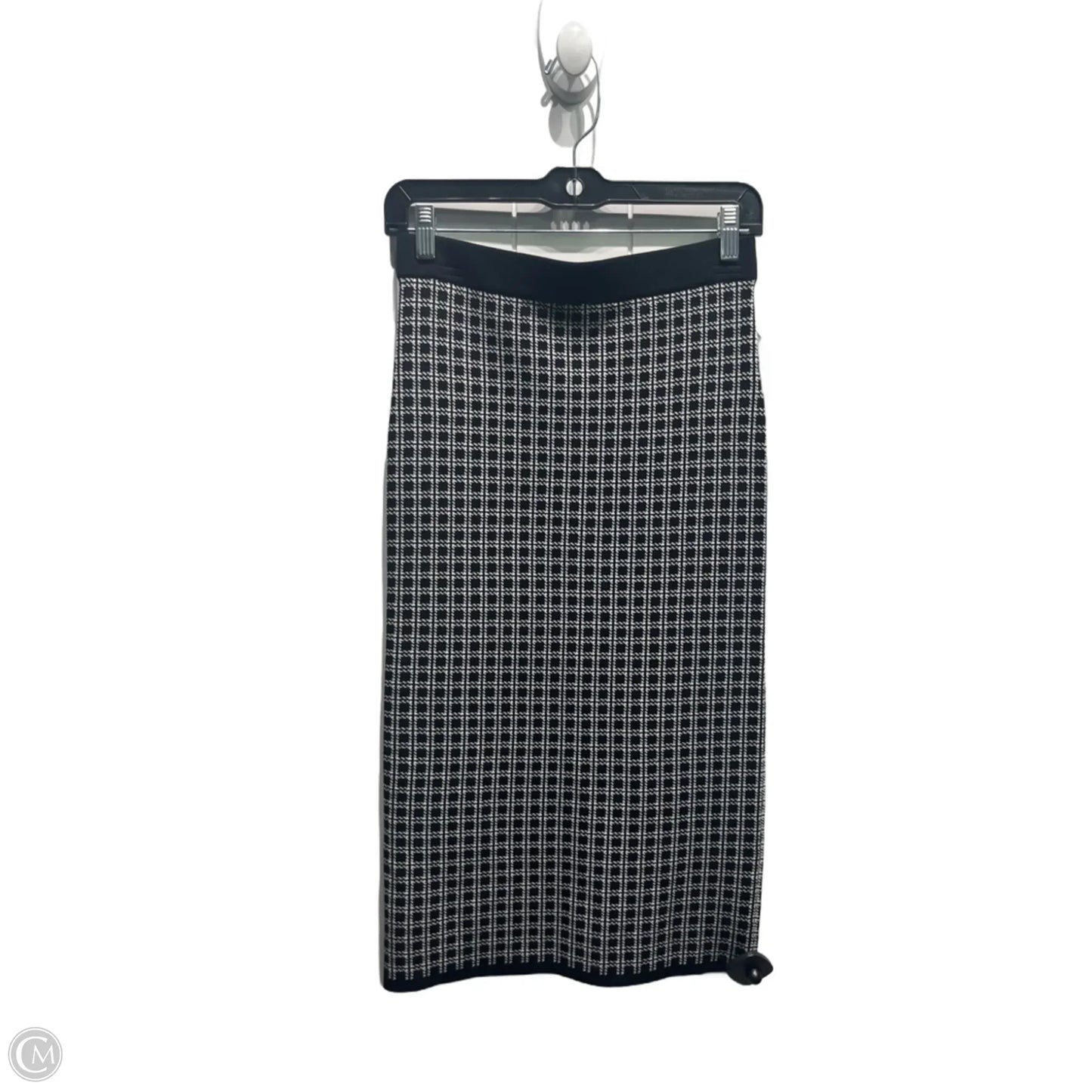 Skirt Midi By Michael By Michael Kors In Black & White, Size: S