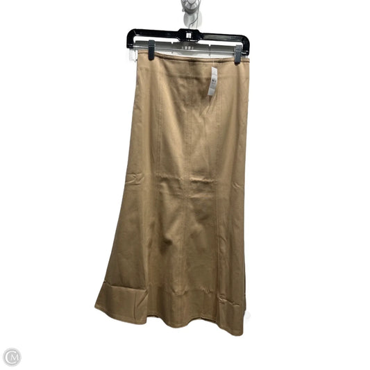 Skirt Maxi By Ann Taylor In Tan, Size: 0