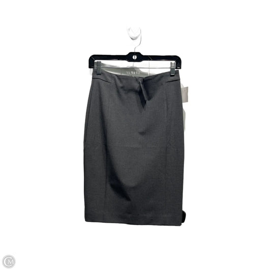 Skirt Midi By Ann Taylor In Grey, Size: 2