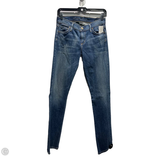 Jeans Straight By Citizens Of Humanity In Blue Denim, Size: S