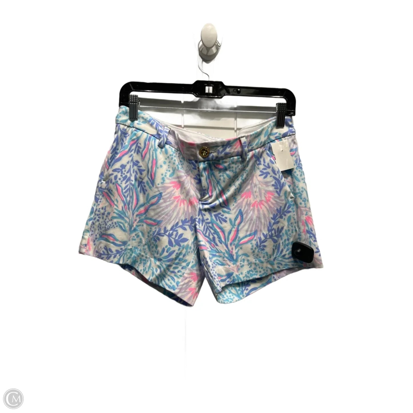 Shorts Designer By Lilly Pulitzer In Blue & Pink, Size: 6