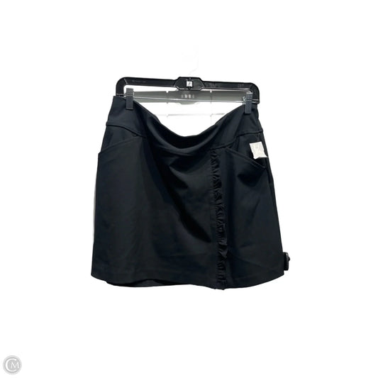 Skort Designer By Lilly Pulitzer In Black, Size: 14