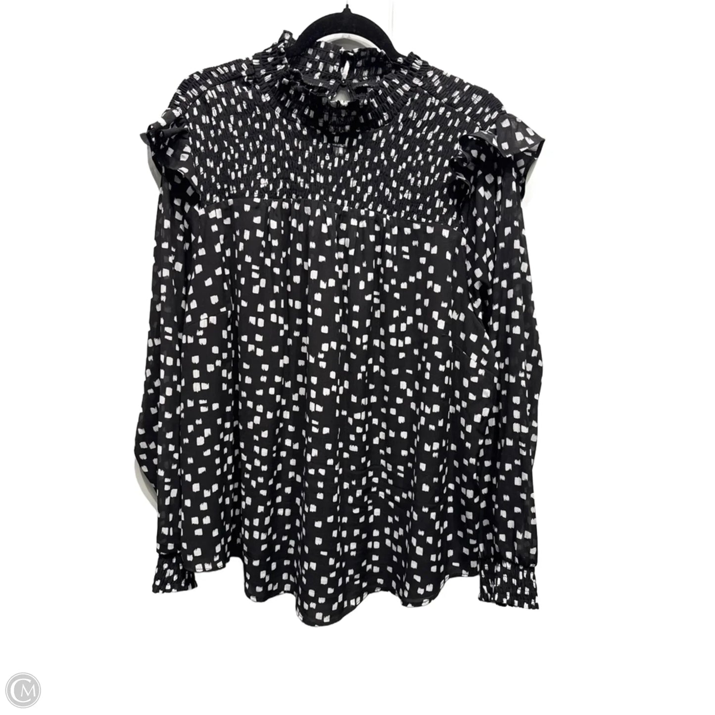 Top Long Sleeve By Torrid In Black & White, Size: 3x