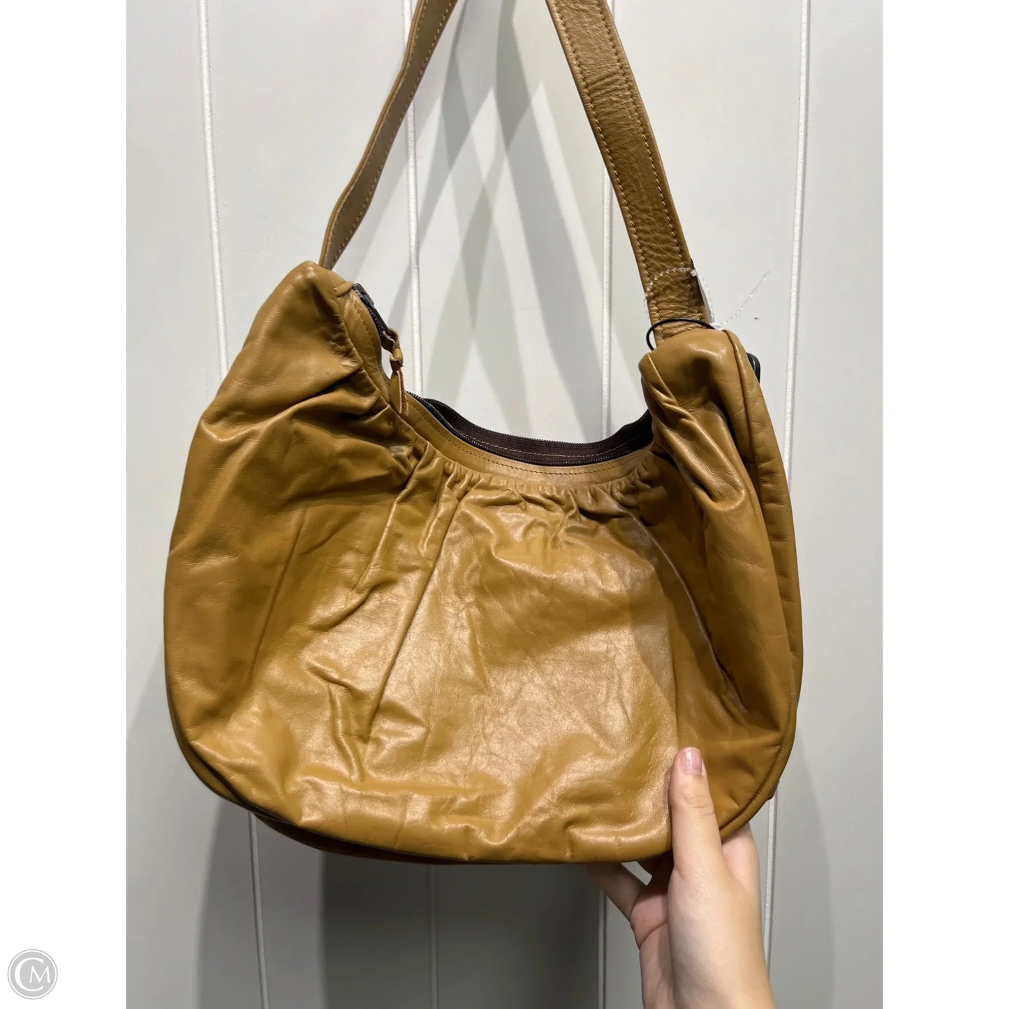 Handbag Leather By sonia roberson, Size: Medium