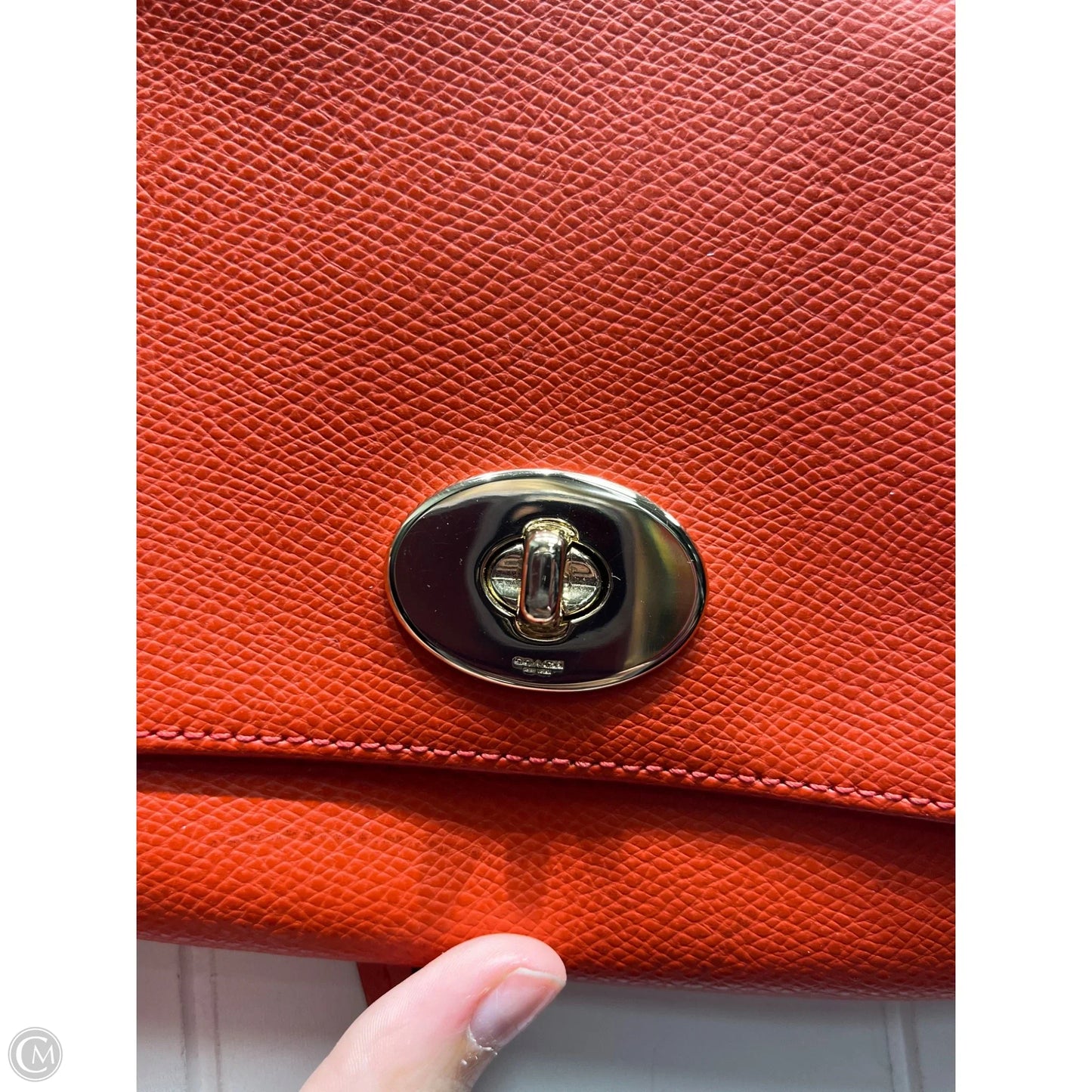 Crossbody Designer By Coach, Size: Small