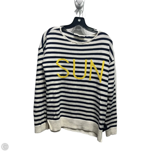 Sweater By Loft In Blue & Yellow, Size: M