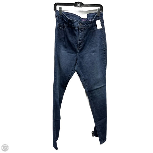 Jeans Boot Cut By Not Your Daughters Jeans In Blue Denim, Size: 16