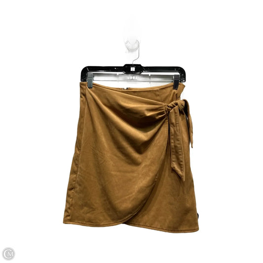 Skirt Mini & Short By Loft In Tan, Size: 0